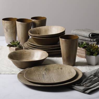 Melamine discount rustic dinnerware